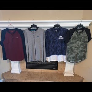 Lot of 4 Hollister Shirts